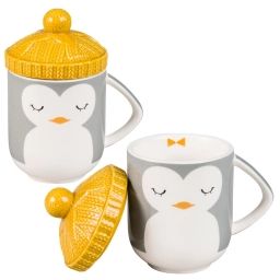 Mug chapeau pingouin en faïence