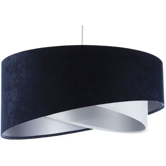 Suspension Tissu Bleu 50x50x105 cm