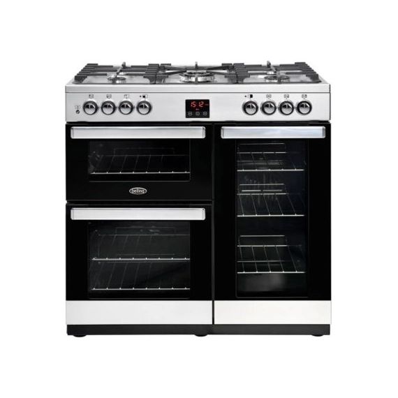 Piano de cuisson mixte Belling COOKCENTRE 90 DFT INOX