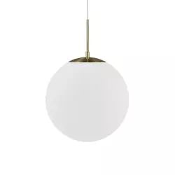 Suspension en laiton élégant et minimaliste avec sphère Ø35cm