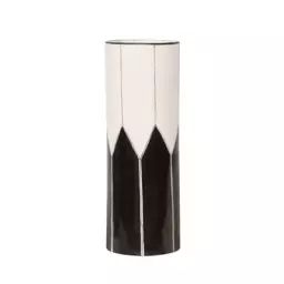 Vase Daria en Céramique, Céramique émaillée – Couleur Noir – 19.31 x 19.31 x 23 cm – Designer Sarah Lavoine