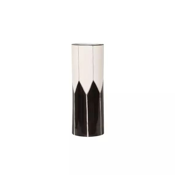 Vase Daria en Céramique, Céramique émaillée – Couleur Noir – 19.31 x 19.31 x 23 cm – Designer Sarah Lavoine