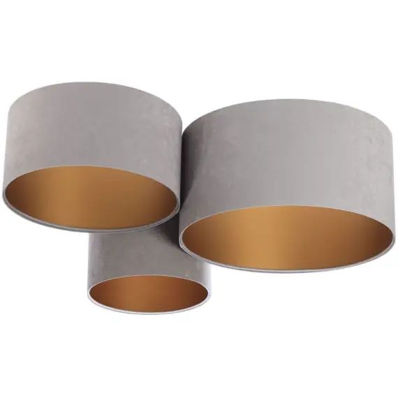 Plafonnier Tissu Gris