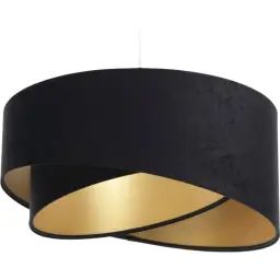 Suspension Tissu Noir 45x45x21 cm