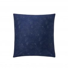 Taie d’oreiller imprimée en coton bleu 65×65