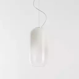 Suspension Gople en Verre, Verre soufflé – Couleur Blanc – 200 x 37.8 x 42 cm – Designer Bjarke Ingels Group