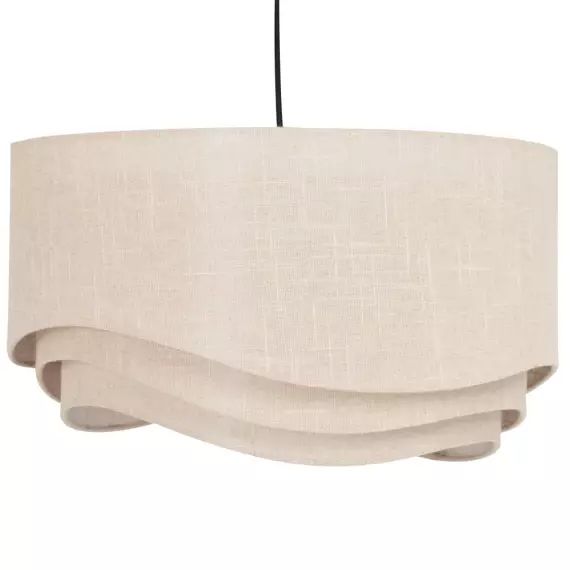 Suspension en lin beige D50