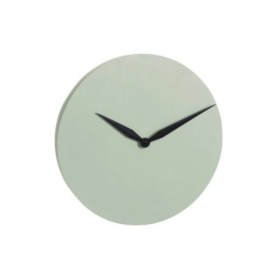 Horloge ciment vert clair D40cm