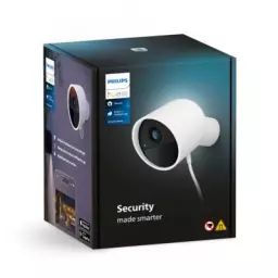 Caméra de surveillance PHILIPS HUE Secure filaire int/ext Blanc