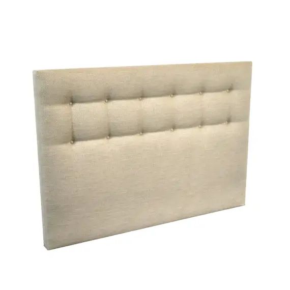 Tete de lit capitonnée – Beige, – 180 x 115 cm