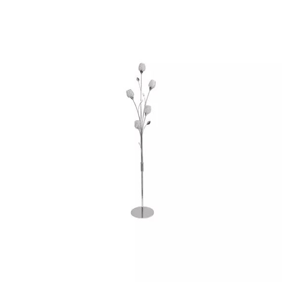 Lampadaire 153 cm ADRIANA coloris argentÃ©