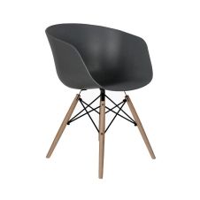 Chaise scandinave design gris