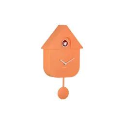 Horloge à pendule orange