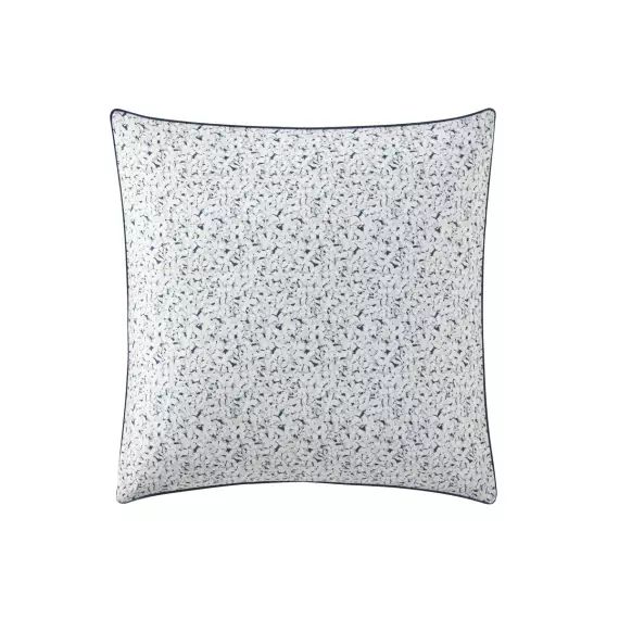 Taie d’oreiller en satin de coton bleu 65×65