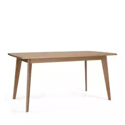 Kensal – Table à manger extensible 160(200)cm bois – Couleur – Bois clair