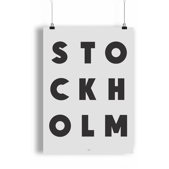 Affiche ‘City Stockholm’ – Low Key