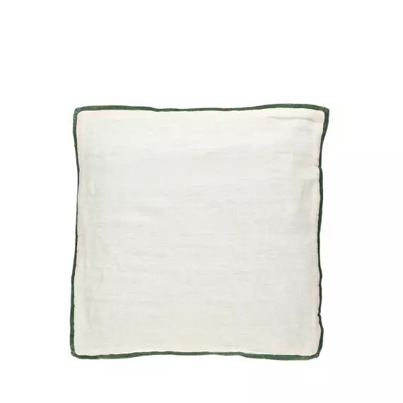 Opposites – Coussin en lin 45x45cm – Couleur – Vert