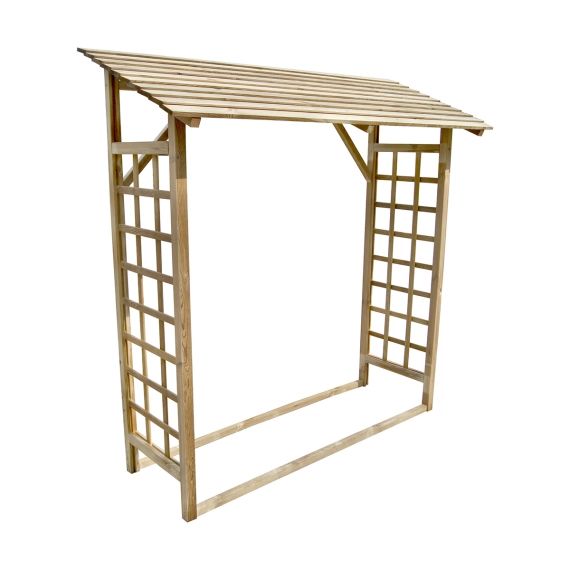 Abri bûches en bois de pin Berlin 1 stère