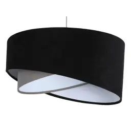 Suspension Tissu Noir 50x50x25 cm