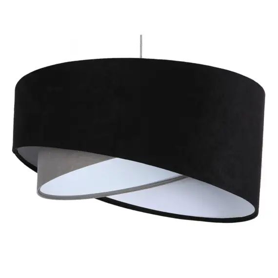Suspension Tissu Noir 50x50x25 cm