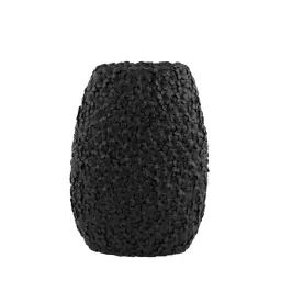 Vase noir plastique 38x23x50cm