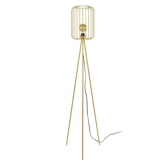 Lampadaire métal  doré