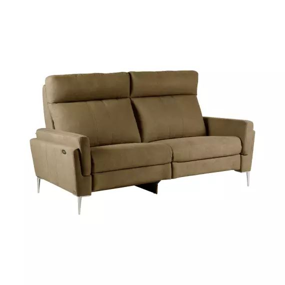 Canapé de relaxation éléctrique tissu Boston