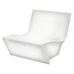 Canapé de jardin modulable Kami en Plastique,  – Couleur Blanc – 80 x 90 x 70 cm – Designer Marc Sadler