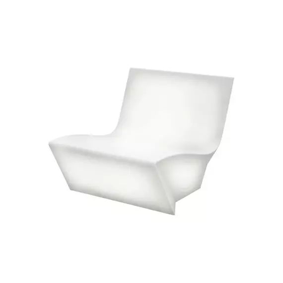 Canapé de jardin modulable Kami en Plastique,  – Couleur Blanc – 80 x 90 x 70 cm – Designer Marc Sadler