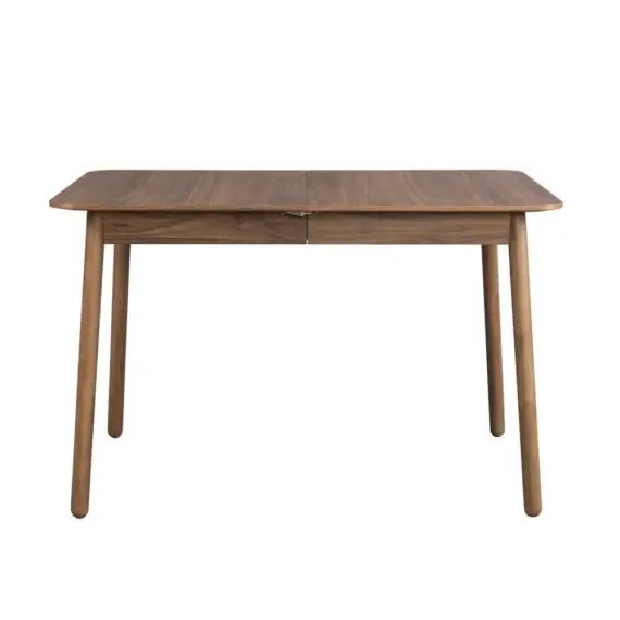Table à manger extensible 120-162x80cm bois foncé