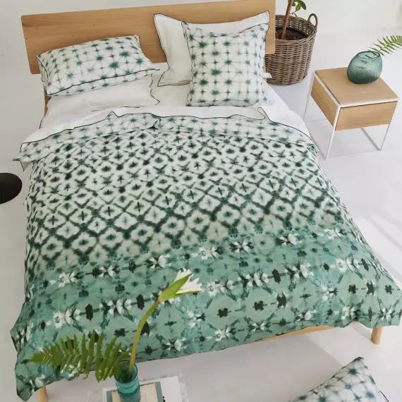 Housse de couette en percale de coton Vert 260×240 cm