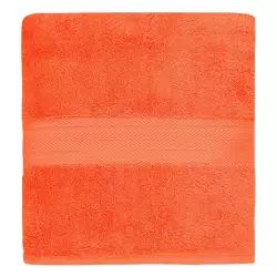 Maxi drap de bain 550gr/m²  corail 100×150 cm