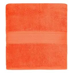 Drap de bain 550gr/m² corail 70×140 cm