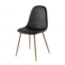 Chaise style scandinave noire Clyde