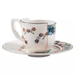 Tasse à café Hybrid en Céramique, Porcelaine – Couleur Multicolore – 18 x 25 x 5.5 cm – Designer Studio CTRLZAK