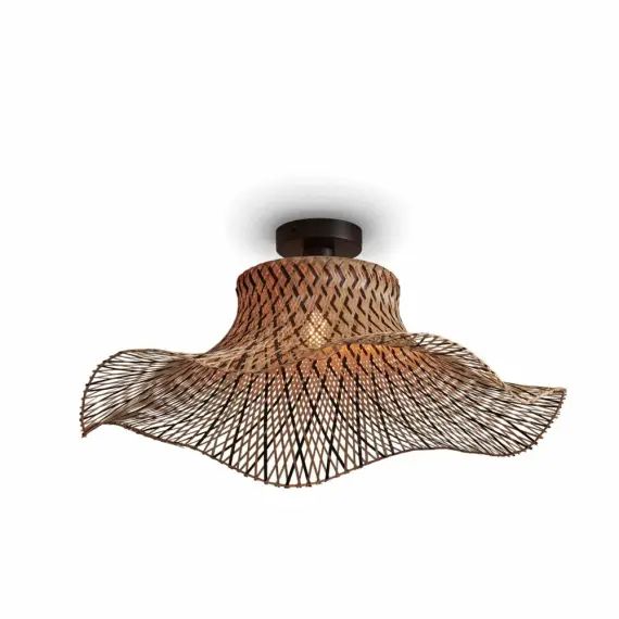 Plafonnier bambou  naturel/noir, h. 20cm