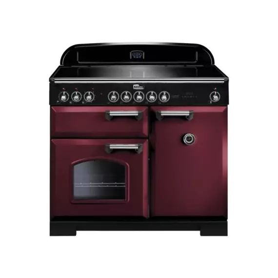 Piano de cuisson induction FALCON CLASSIC DELUXE 100 ROUGE AIRELLE CHROME