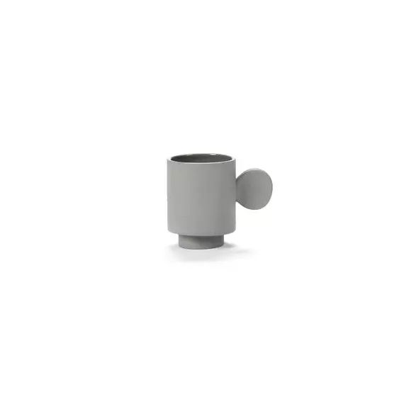Tasse à espresso Inner Circle en Céramique, Grès – Couleur Gris – 5 x 16.13 x 6.6 cm – Designer Maarten Baas