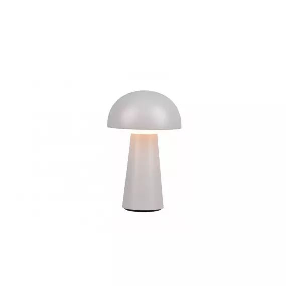 Lampadaire et lampe de jardin en plastique gris