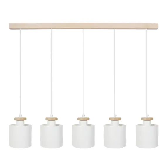 Suspension métal blanc d&rsquo;ivoire