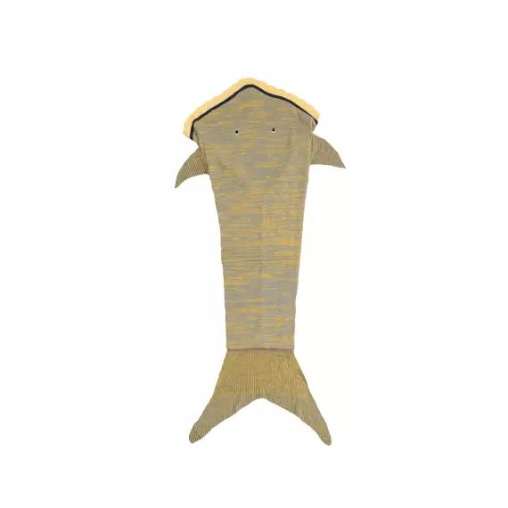 Couverture gris requin 70X140 cm