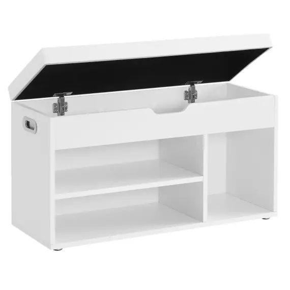Banc à chaussures  capacité de charge 150 kg blanc