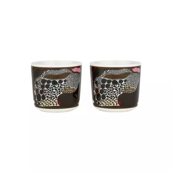 Tasse à café Tasses & mugs en Céramique, Grès – Couleur Marron – 7.5 x 7.5 x 7 cm – Designer Aino-Maija  Metsola