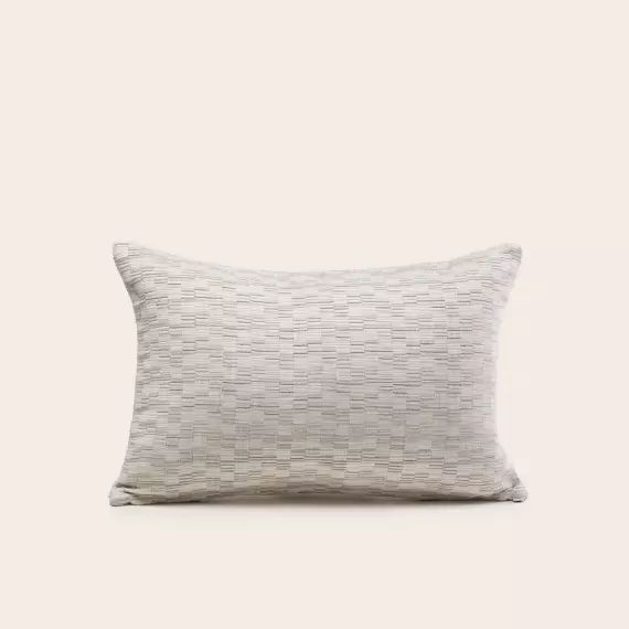 Housse de coussin KAPLAN ivoire et naturel – NATUREL