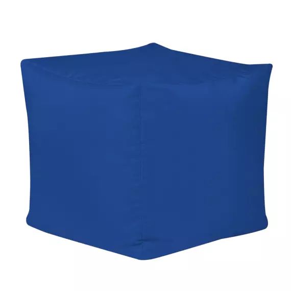 Pouf extérieur bleu