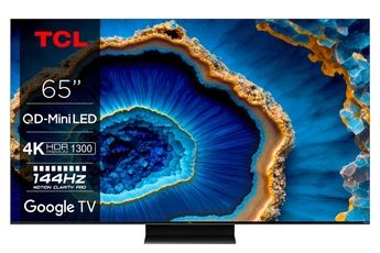 TV LED Tcl 4K QLED Mini-LED 144Hz 65C805 2023