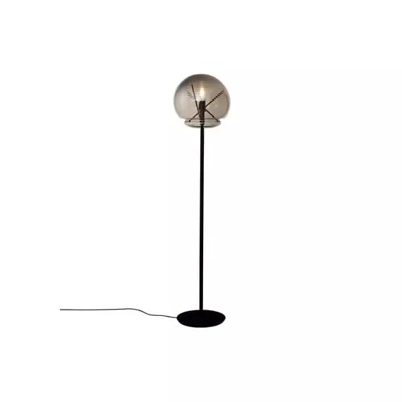 Lampadaire Vitruvio en Verre, Métal – Couleur Noir – 77.97 x 77.97 x 177 cm – Designer Atelier Oï