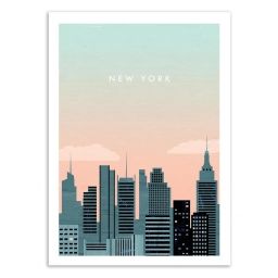 NEW YORK –  Affiche d’art 50 x 70 cm