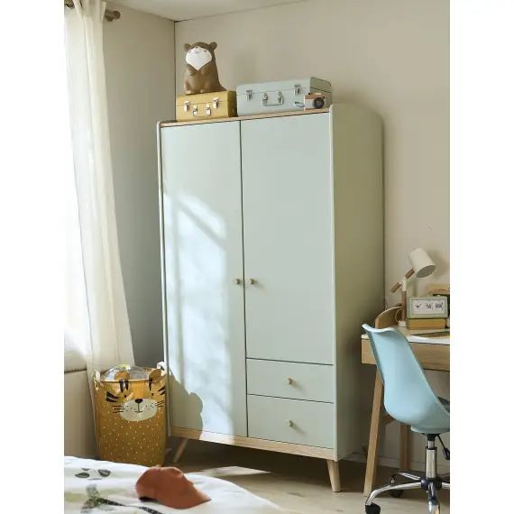 Armoire 2 portes LIGNE CONFETTI vert
