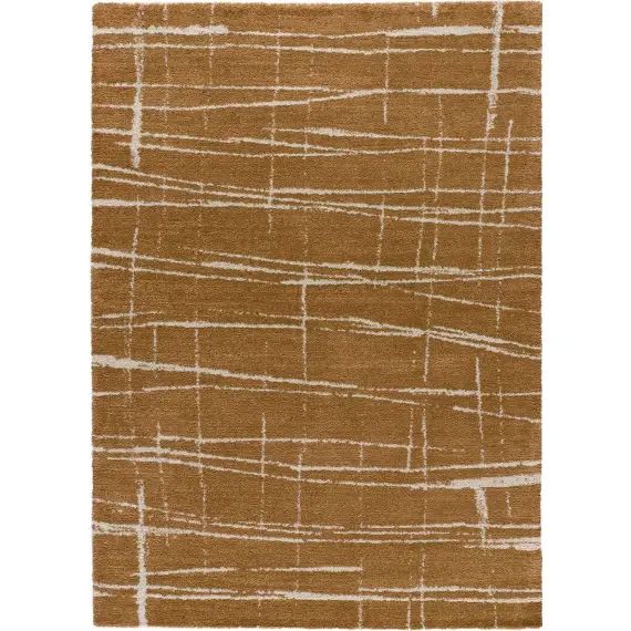 Tapis géométrique en cuivre, 120X170 cm
